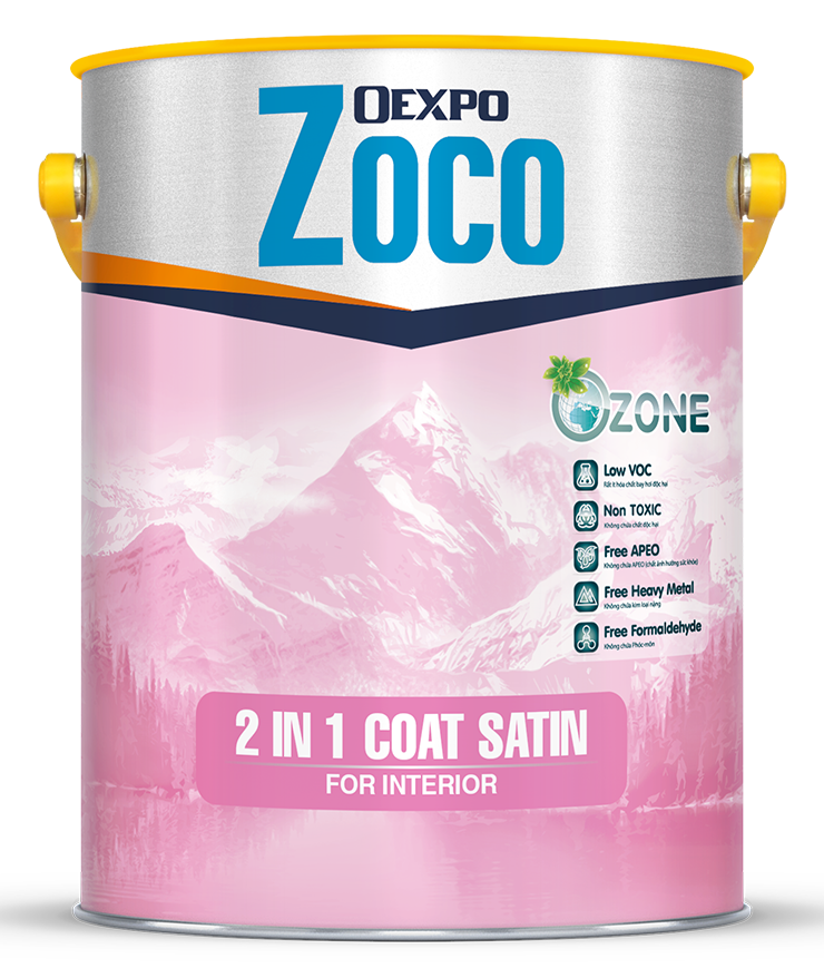 OEXPO ZOCO 2 IN 1 COAT SATIN FOR INTERIOR 